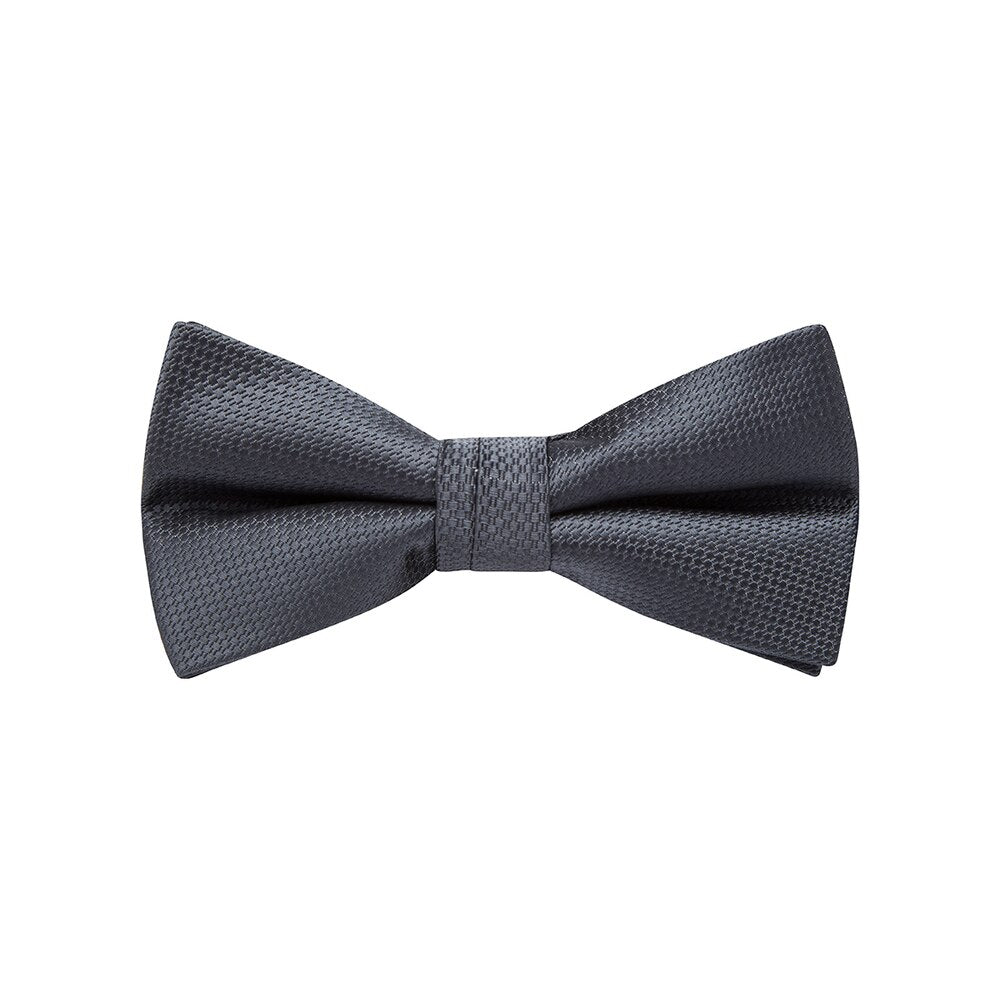 Bow Tie, Wedding, Grey. Supplied with matching pocket square.