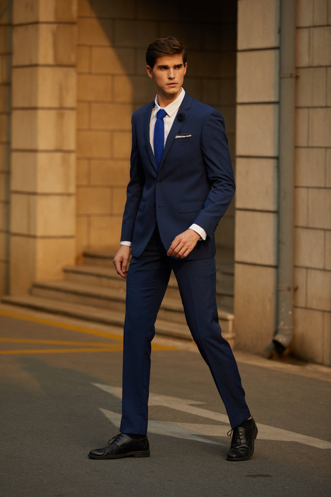 Savile Row Blue Formal Hire Lounge Suit