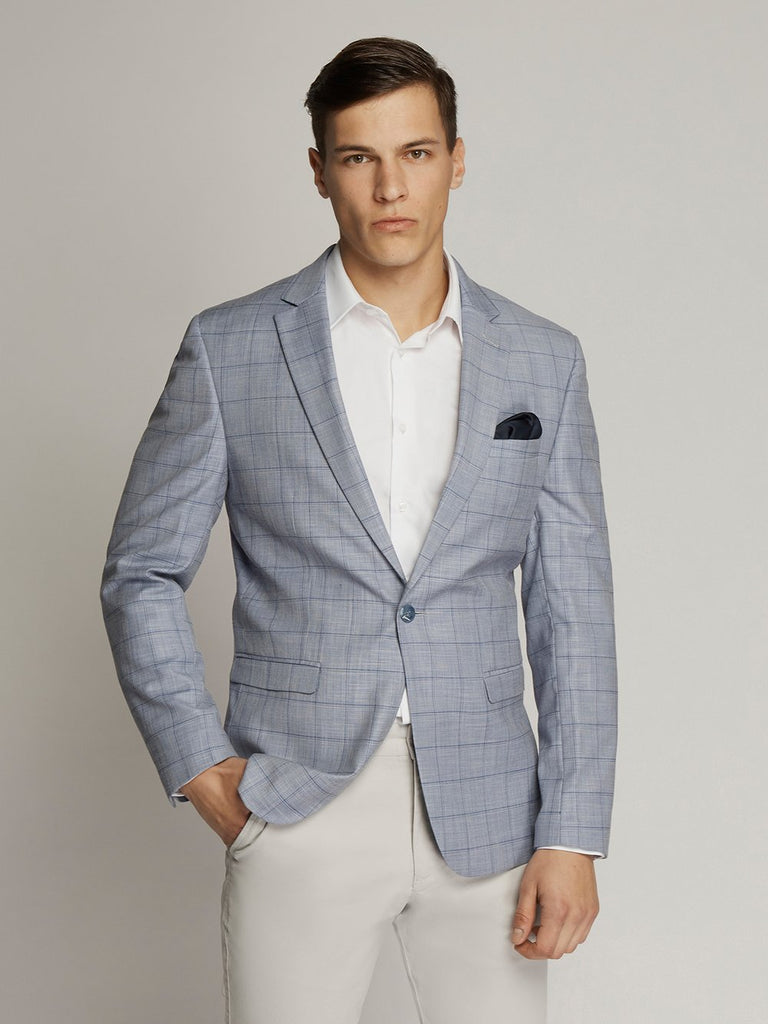 Boulvandre Windowpane Check Suit