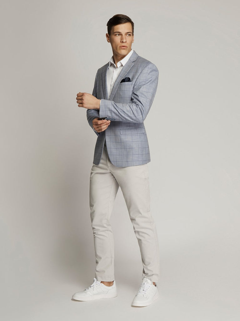 Boulvandre Windowpane Check Suit