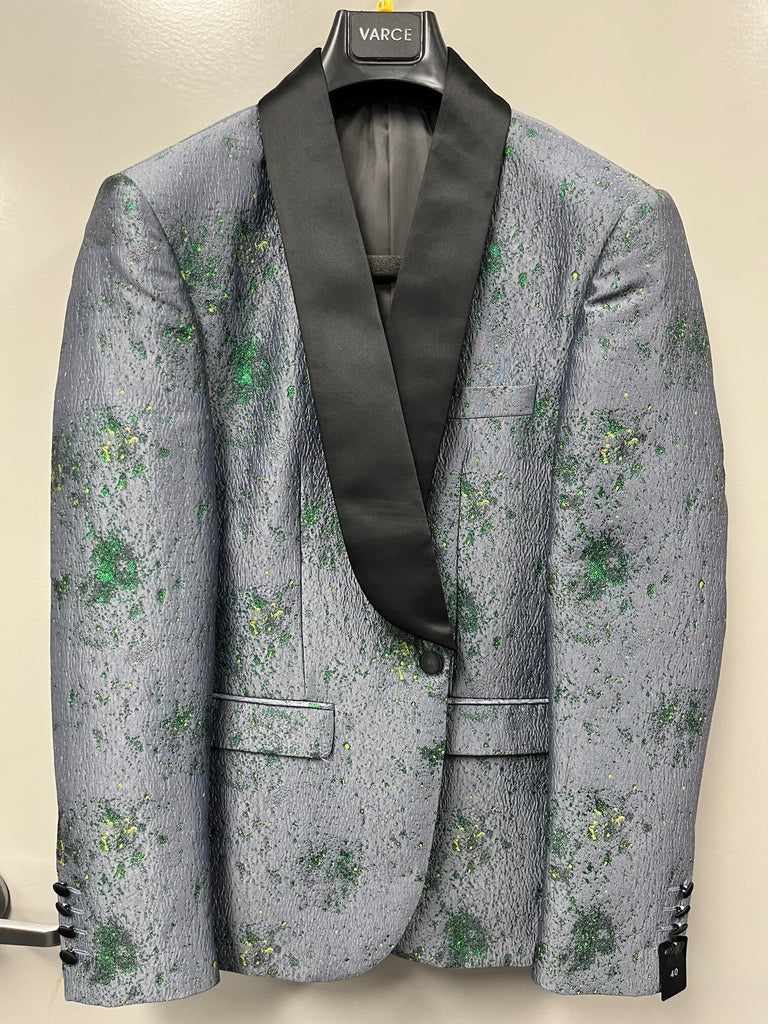 Varce Silver/Green Galaxy Jacket