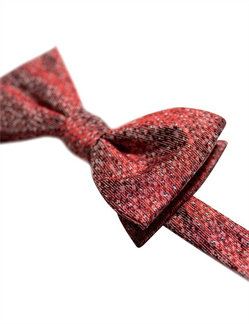 JAMES HARPER RED/NAVY TEXTURED BOWTIE