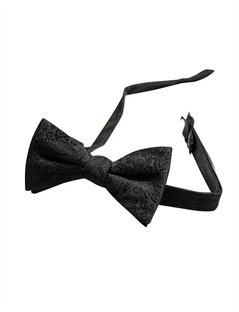 JAMES HARPER BLACK PAISLEY BOWTIE