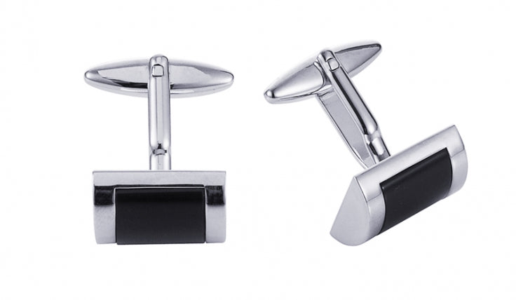 BLACK CAT’S EYE CUFFLINKS