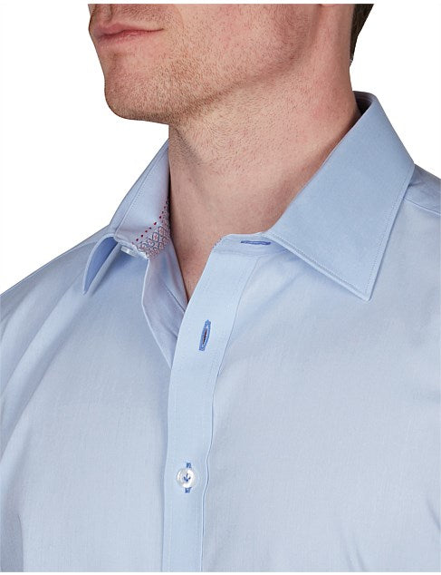 ABELARD 4-WAY STRETCH BLUE LS SHIRT