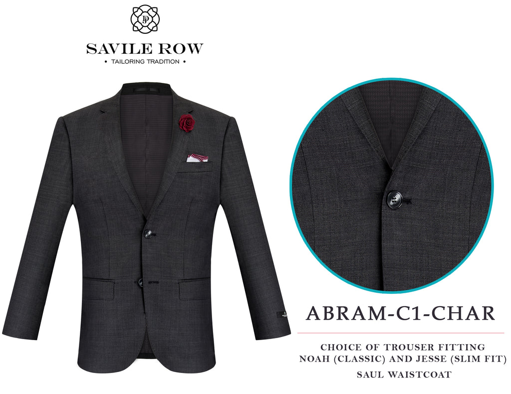 Savile Row Abram Charcoal (C1) Suit