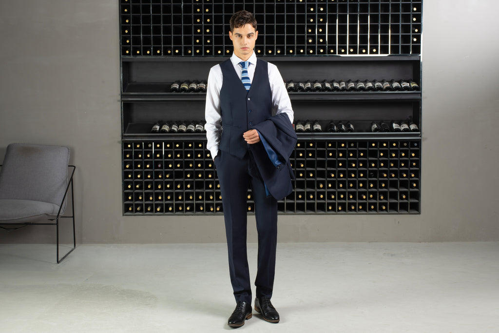 Savile Row D7 Navy Suit