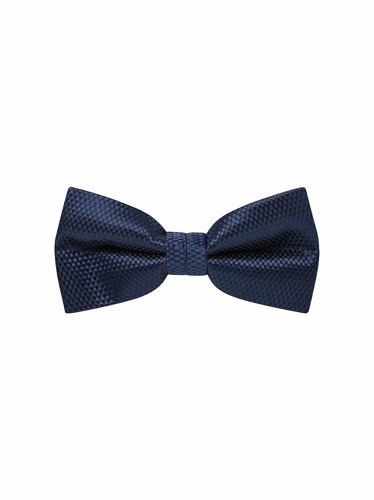 Bow Tie, Carbon, Navy. Supplied with matching pocket square.