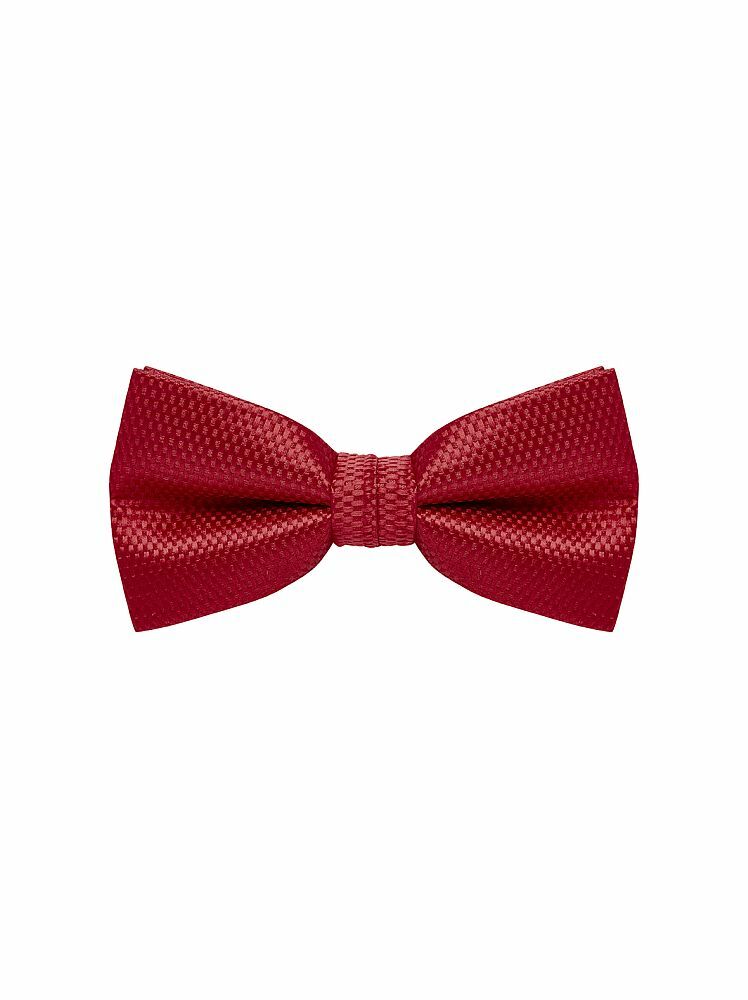 Bow Tie, Carbon, Red. Supplied with matching pocket square.