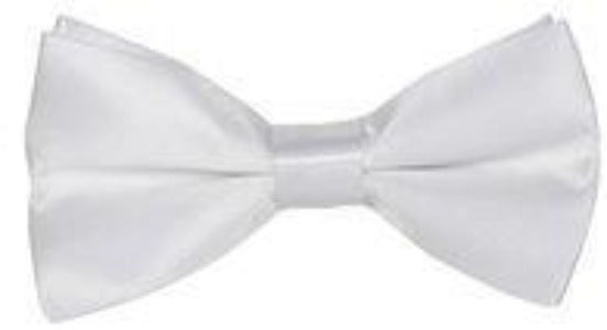 Buckle White Bow Tie
