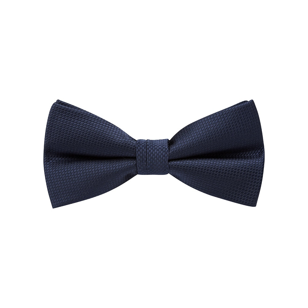 Bow Tie, Wedding, Navy. Supplied with matching pocket square.