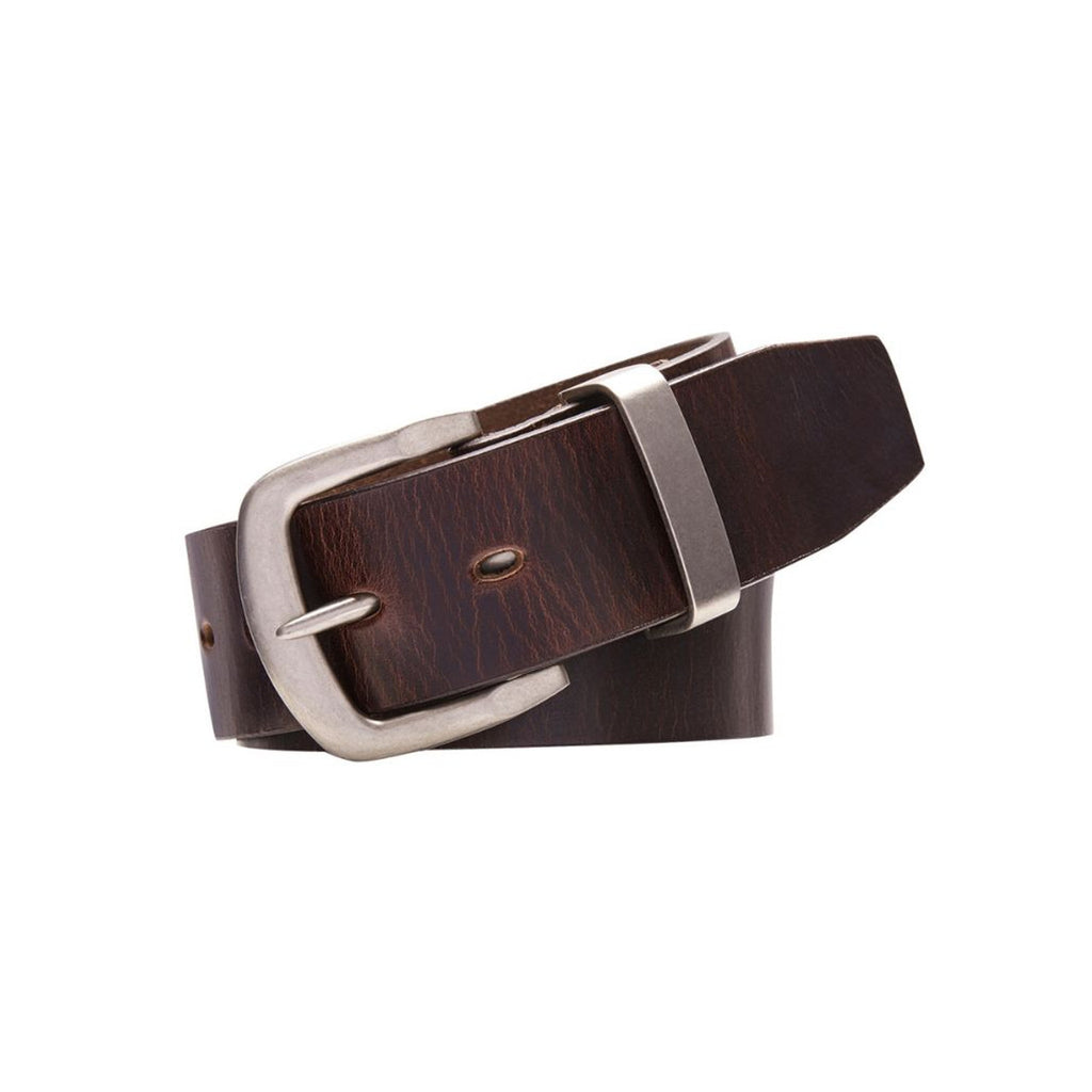 BRONCO Brown. Full Grain Natural Leather Belt. 38mm width.
