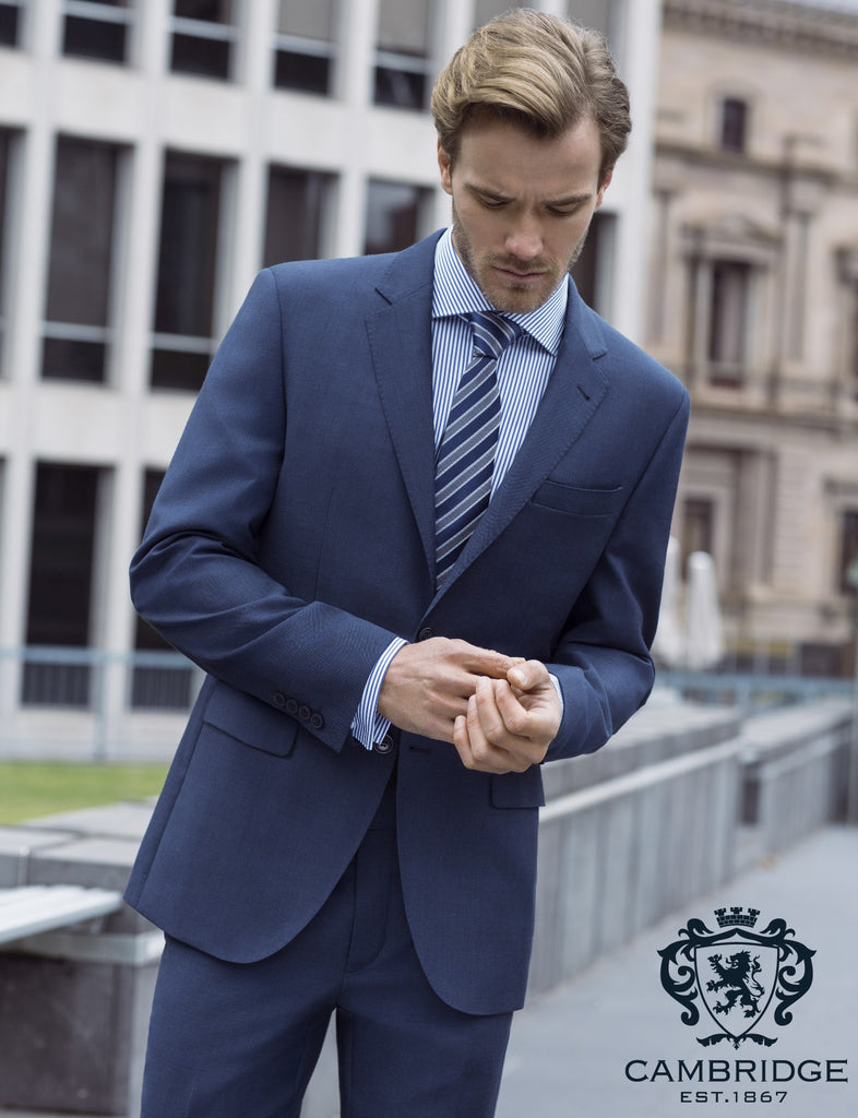Cambridge Morse Blue Check Suit