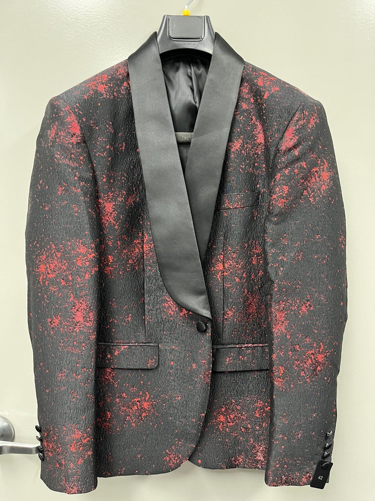 Varce Black/Red Galaxy Jacket