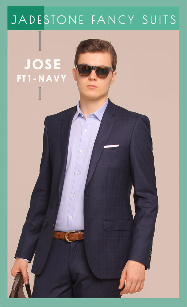 BRUTON JOSE FT1 NAVY SUIT