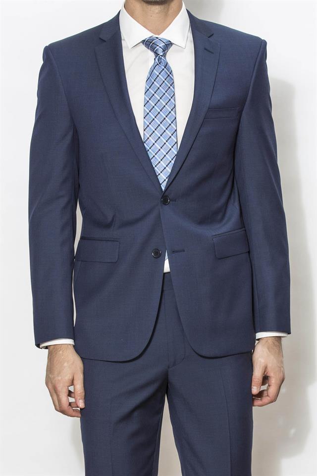 Jet Mid-Blue Franklin Suit (Formal Hire)
