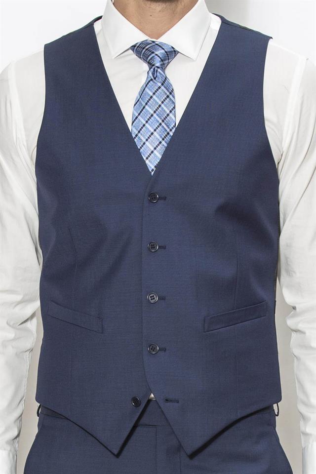 Jet Mid-Blue Franklin Suit (Formal Hire)