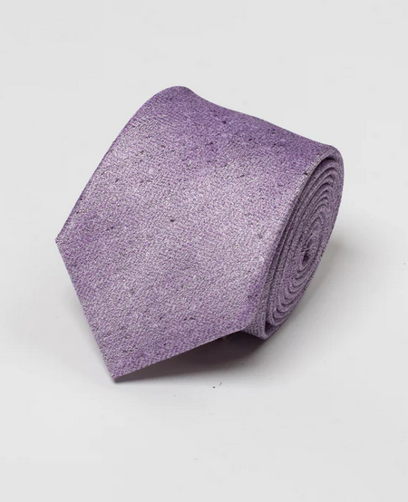 James Harper Lilac Herringbone Texture Tie