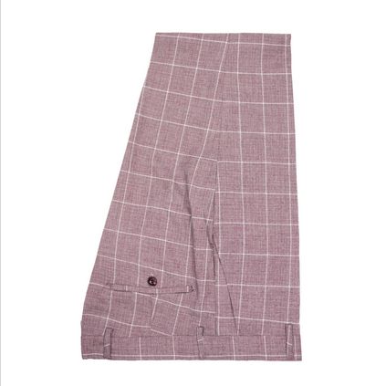 Varce Garnet Check Suit