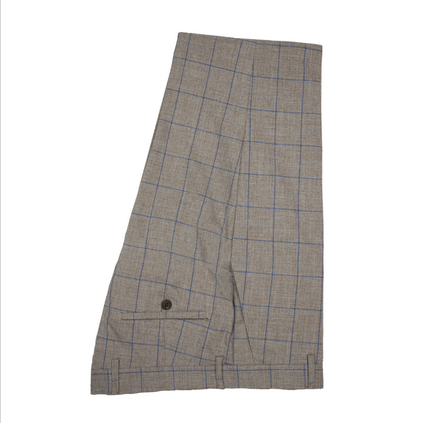 Varce Biscuit Check Suit