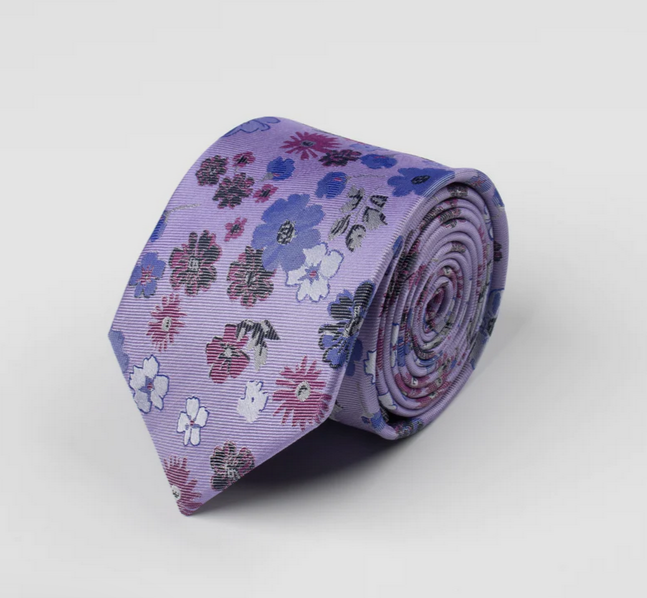 James Harper Lilac Blossom Tie