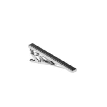 Buckle Black Onyx Tie Bar