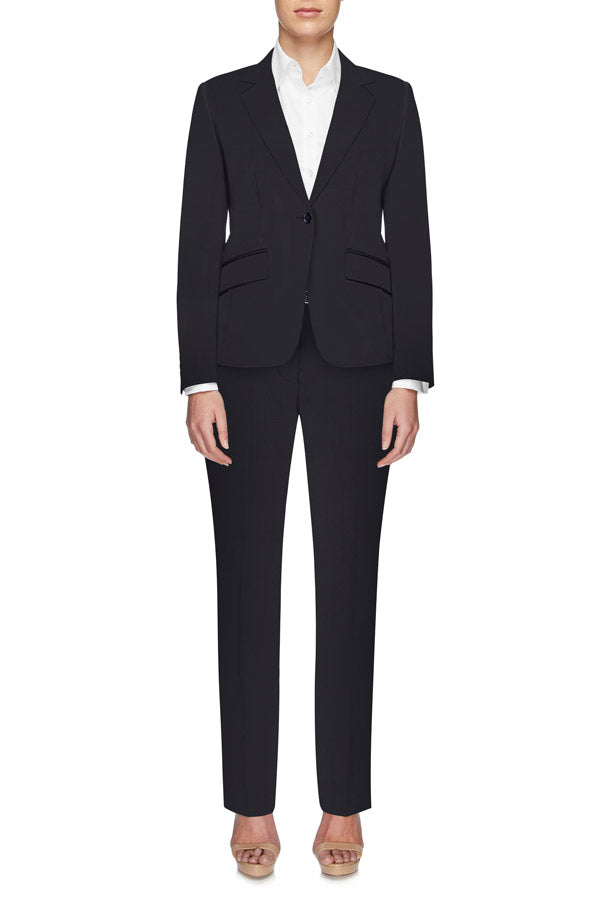 Ladies 1 button Suit, Aqualana – Plain Navy
