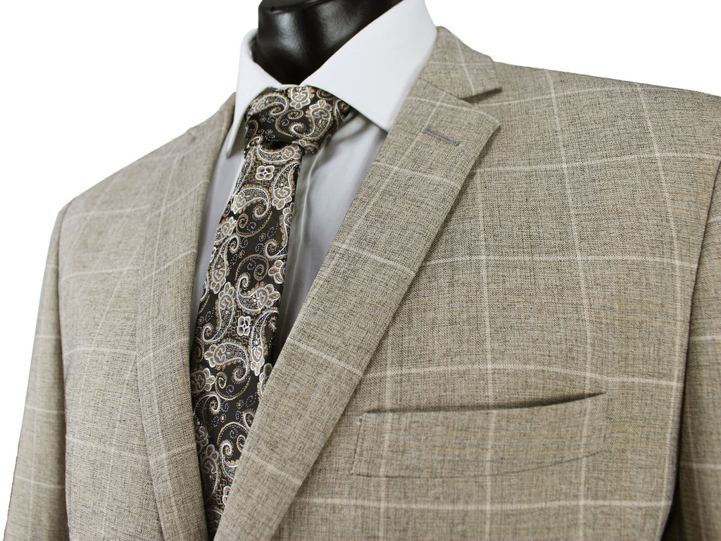 Boulvandre Beige Check Jacket