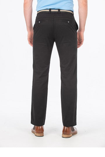 Bob Spears Active Waist Casual Black Pant