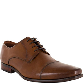 Florsheim Cross Cap Toe Tan Derby Shoe