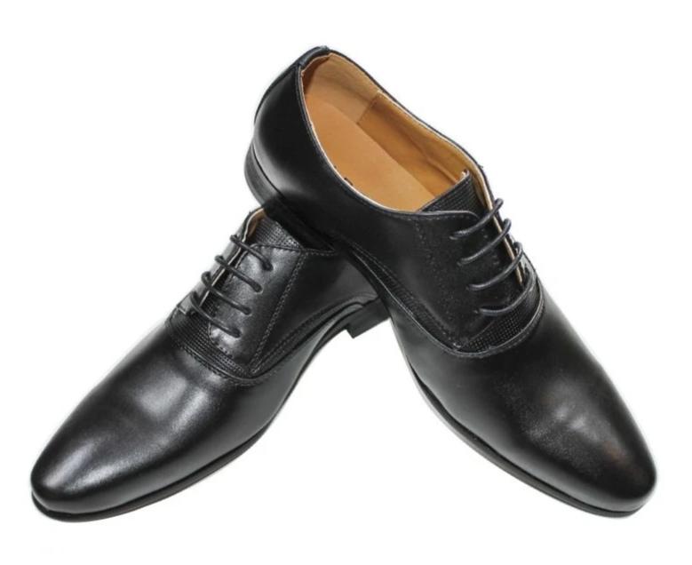 Black Leather Lace Up Shoes (Formal Hire)