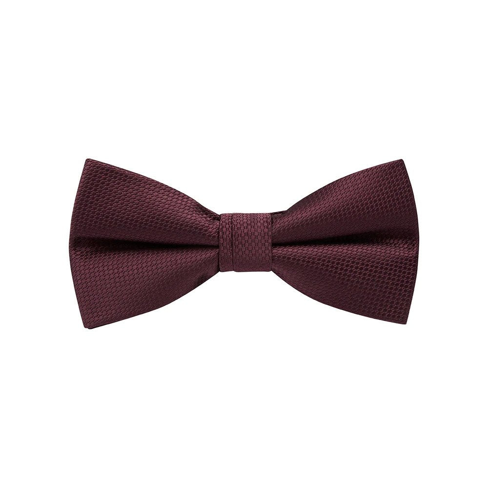 Bow Tie, Wedding, Maroon. Supplied with matching pocket square.