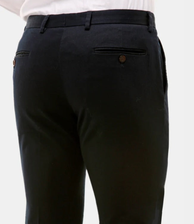 Brooksfield Cotton Chino - Navy